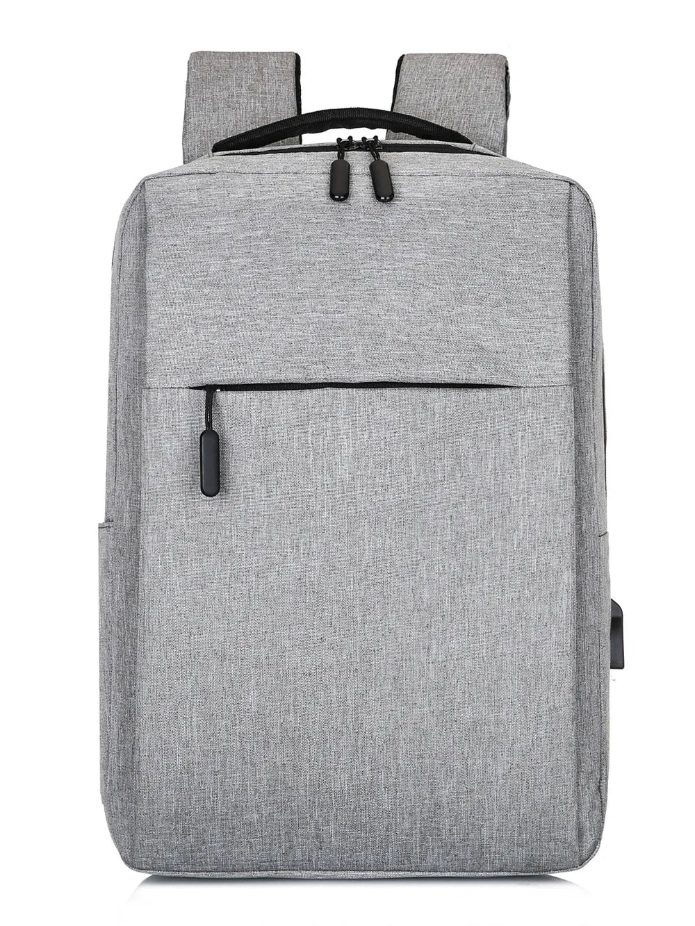 Adjustable straps Oxford cloth backpack bag medium size gray color