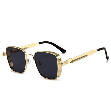 Gold Frame Gray Piece