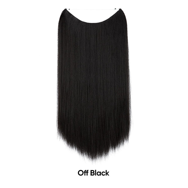 Women's One-piece Adjustable Invisible Straight Multi-color Gradient Hair Extension Fishline