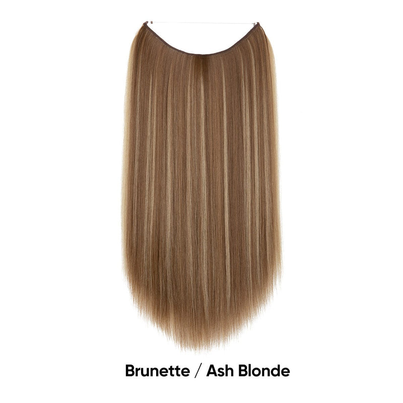 Women's One-piece Adjustable Invisible Straight Multi-color Gradient Hair Extension Fishline