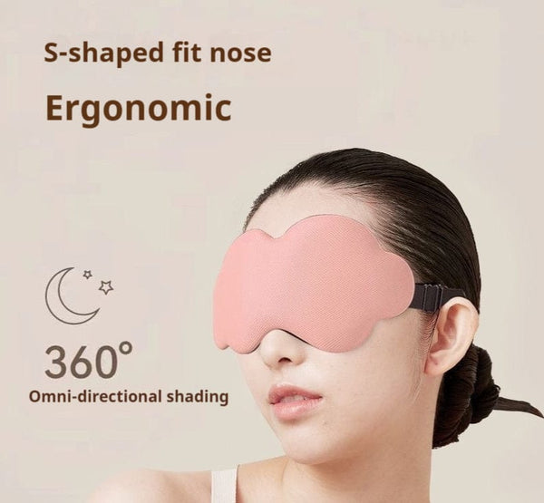 Three-dimensional Cloud Ice Silk Eye Mask Shading Sleeping