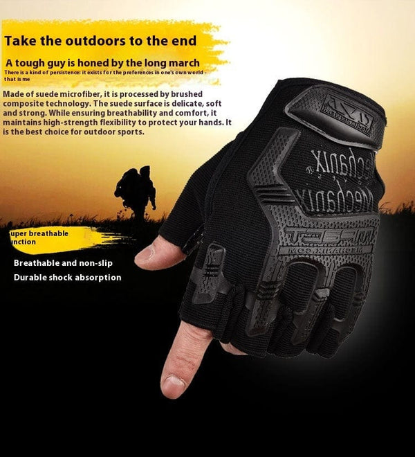 Men's Outdoor Sports Training Fitness Anti-slip Summer Cycling Gloves
