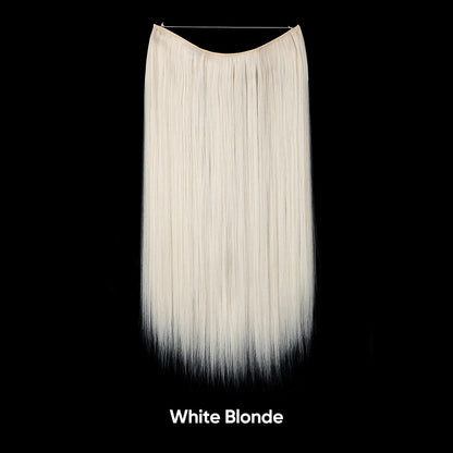 Women's One-piece Adjustable Invisible Straight Multi-color Gradient Hair Extension Fishline
