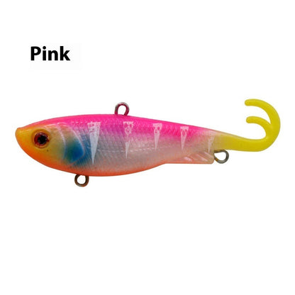 Catfish Rolled Tail Software VIB Plastic False Bait