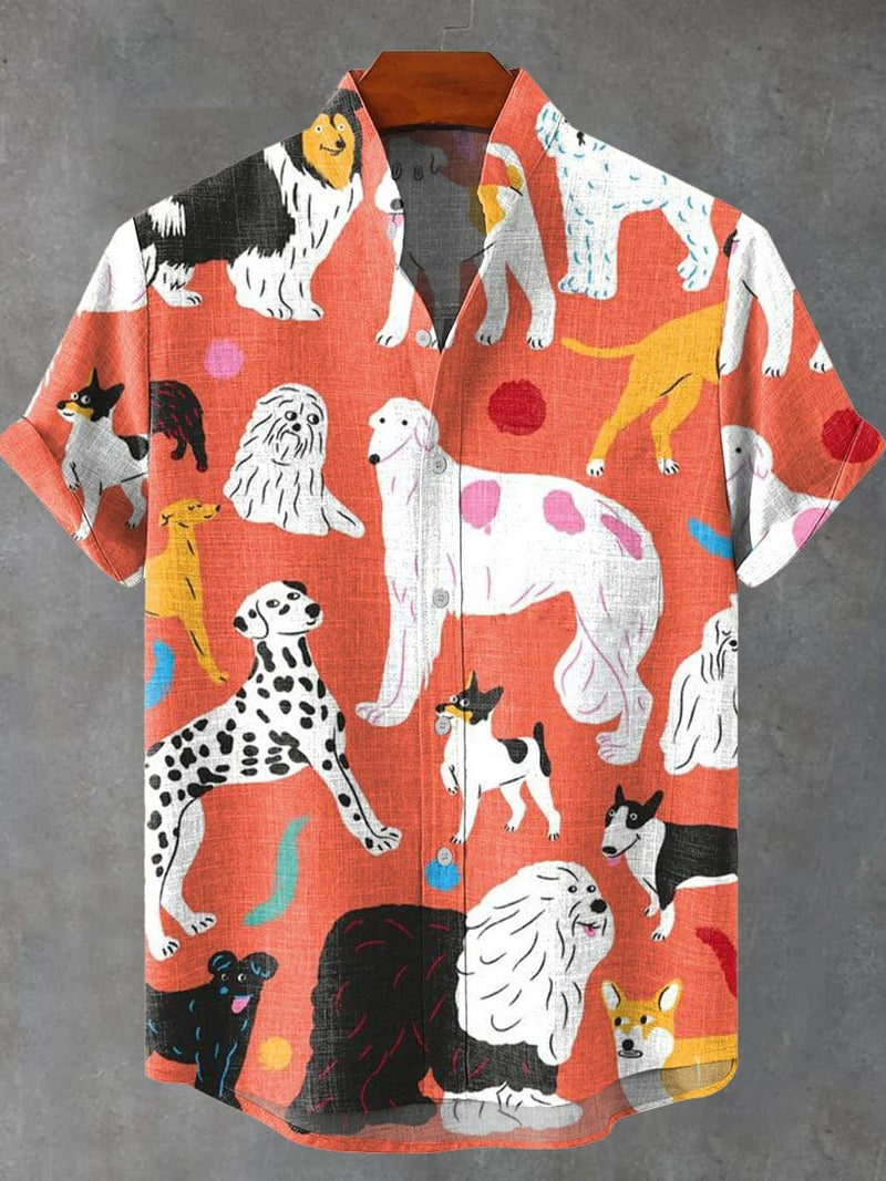 Hawaiian Printed Short Sleeved Shirt