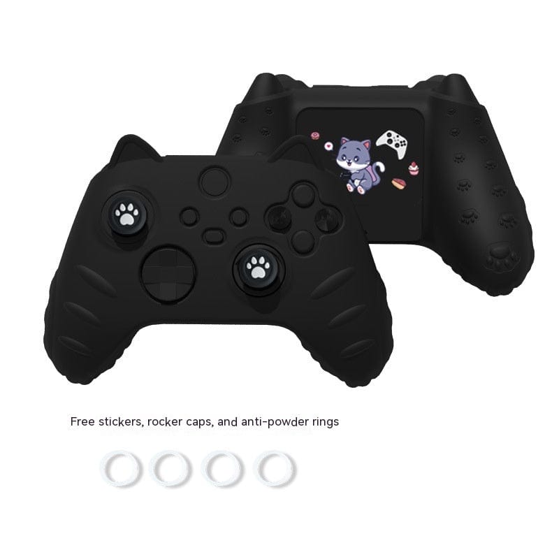 Cute Cat Ears All-inclusive Soft Shell Handle Silicon Rubber Sleeve
