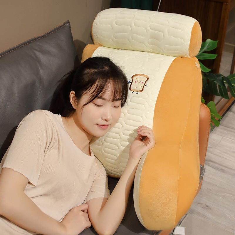 Home Cute Printed Latex Ice Silk Waist Pillow