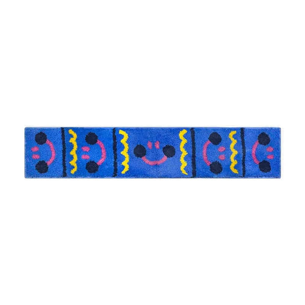 Colorful Cartoon Dopamine Flocking Tufted Combo Carpet Living Room Kids Room Bedroom Bedside Blanket Plush Floor Mats Foot Mats Free To Assemble And Patchwork Favorite Patterns 30x150cm