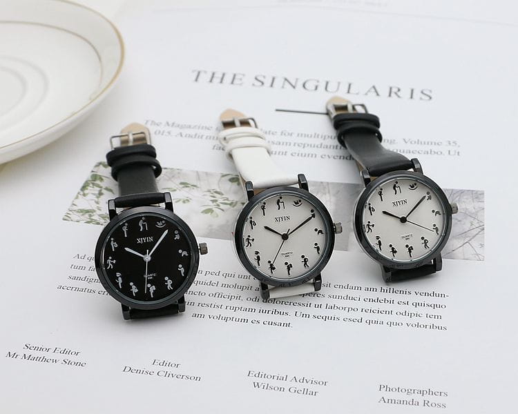 Mori Personality Scale Quartz Watch Fashion Small Kit Men And Women