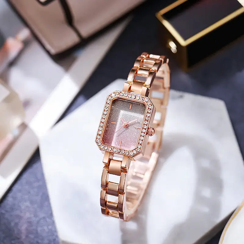 Women’s Watch Rhinestone Compact Temperamental