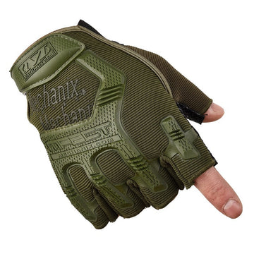 Army Green Seal Half Finger