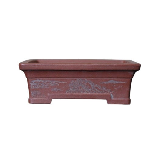 Purple Sand Flowerpot Handmade Pots Bonsai Pot Miniature