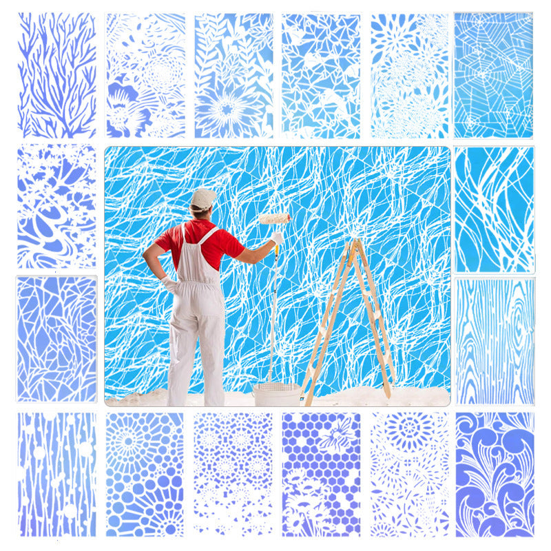 Wildflower Painting Template Flower Plant Spray Painting