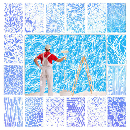 Wildflower Painting Template Flower Plant Spray Painting