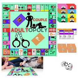 Couple Game Night Monopoly Puzzle Board Game for interactive play.