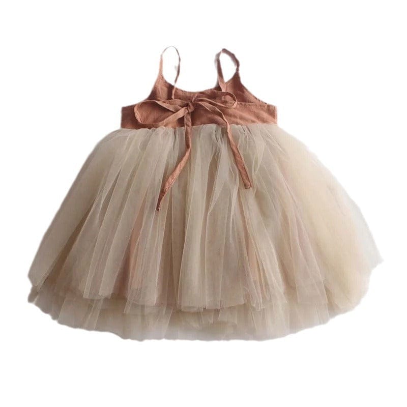 Children's Lace-up Cute Sweet Princess Dress