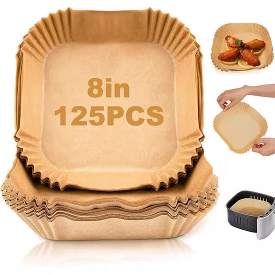 Food Grade Air Fryer Paper Oiled Paper Plate Disposable Baking Paper