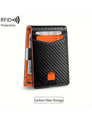 Carbon Fiber Black Orange