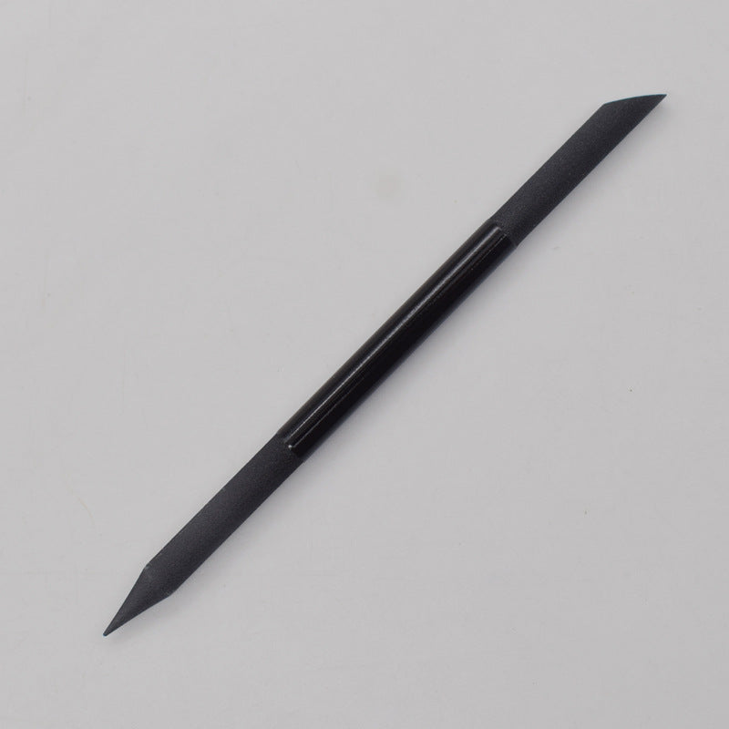 Full-color Cylindrical Glass Nail File Manicure Implement Manicure Household Double-headed Nail-free
