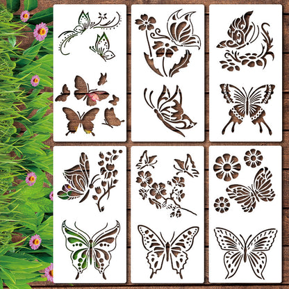 Wildflower Painting Template Flower Plant Spray Painting