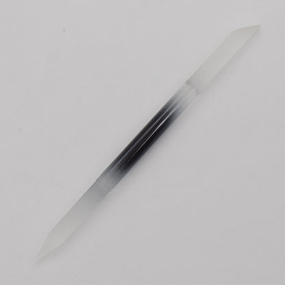 Full-color Cylindrical Glass Nail File Manicure Implement Manicure Household Double-headed Nail-free