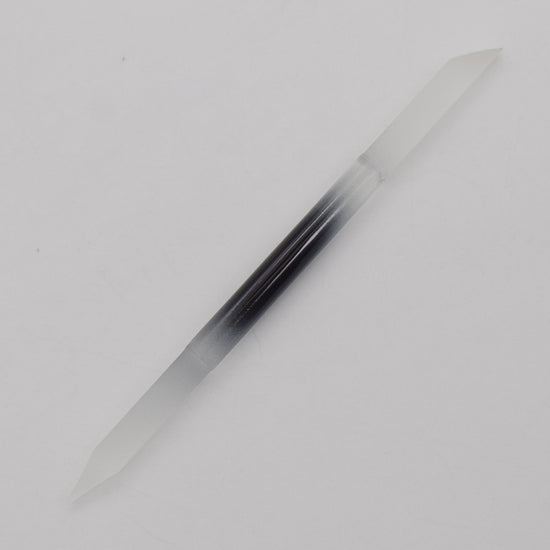 Full-color Cylindrical Glass Nail File Manicure Implement Manicure Household Double-headed Nail-free