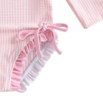 Girls' Striped Fashion Personalized Jumpsuit