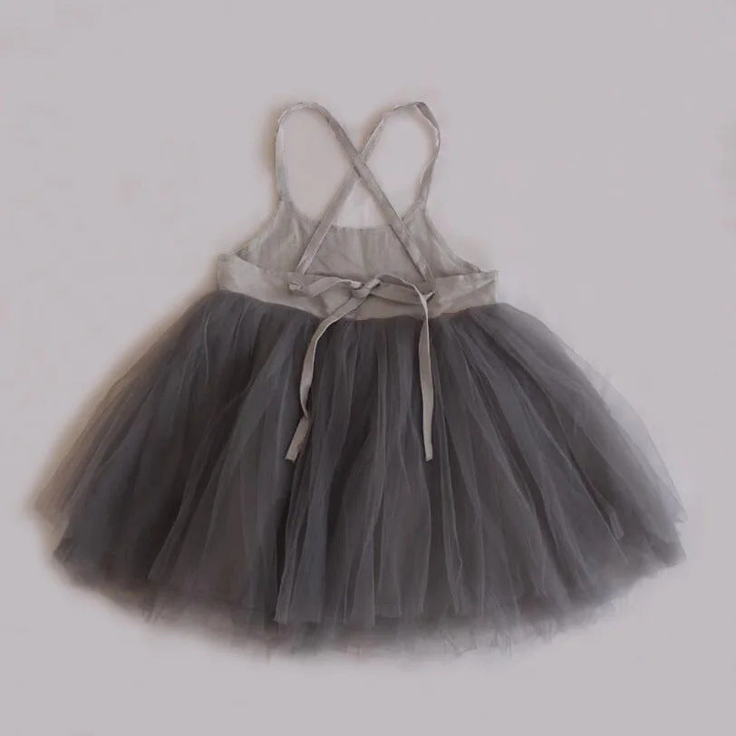 Children's Lace-up Cute Sweet Princess Dress