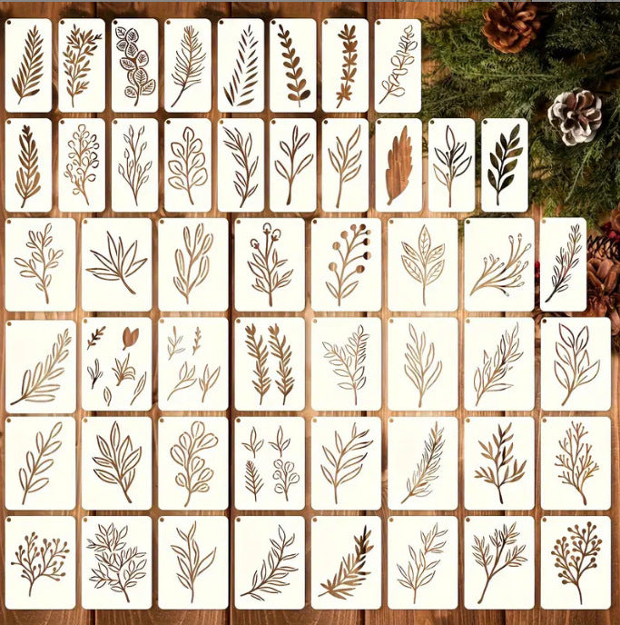 Wildflower Painting Template Flower Plant Spray Painting