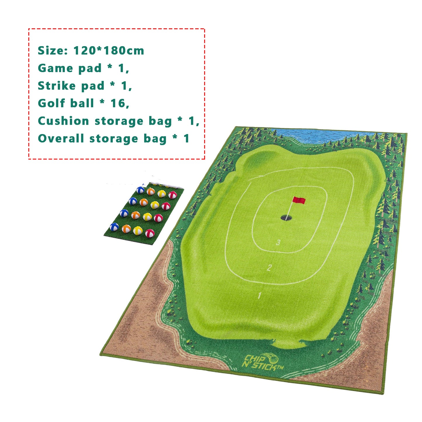Golf-Trainingsmatte für Schaukel, Eltern-Kind-Spielzeug, Ballspur, Richtungsmatte, Schaukelpfad-Pads, Schaukel-Übungspads
