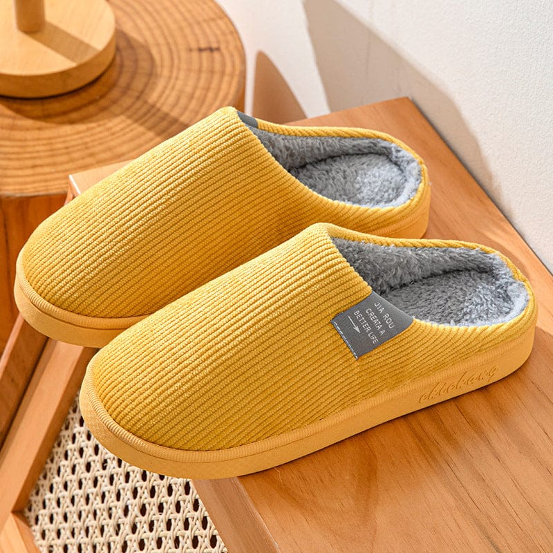 Home Indoor Wear-resistant Non Slip Cotton Slippers
