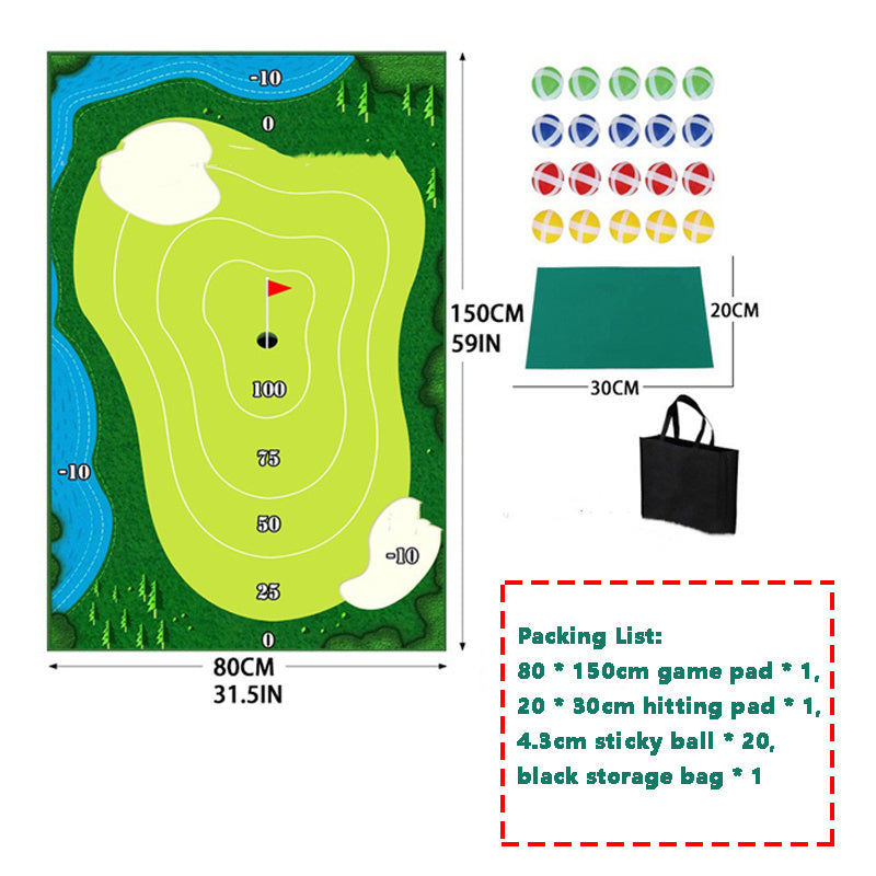 Golf-Trainingsmatte für Schaukel, Eltern-Kind-Spielzeug, Ballspur, Richtungsmatte, Schaukelpfad-Pads, Schaukel-Übungspads