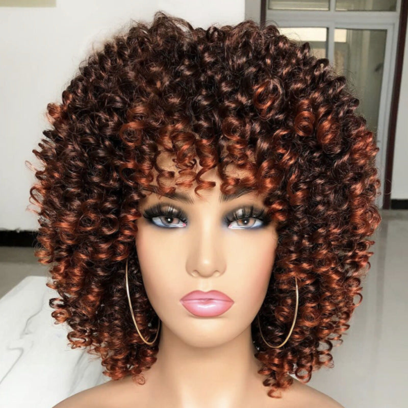 Women's Fashion Fluffy Chemical Fiber High Temperature Silk Head Cover