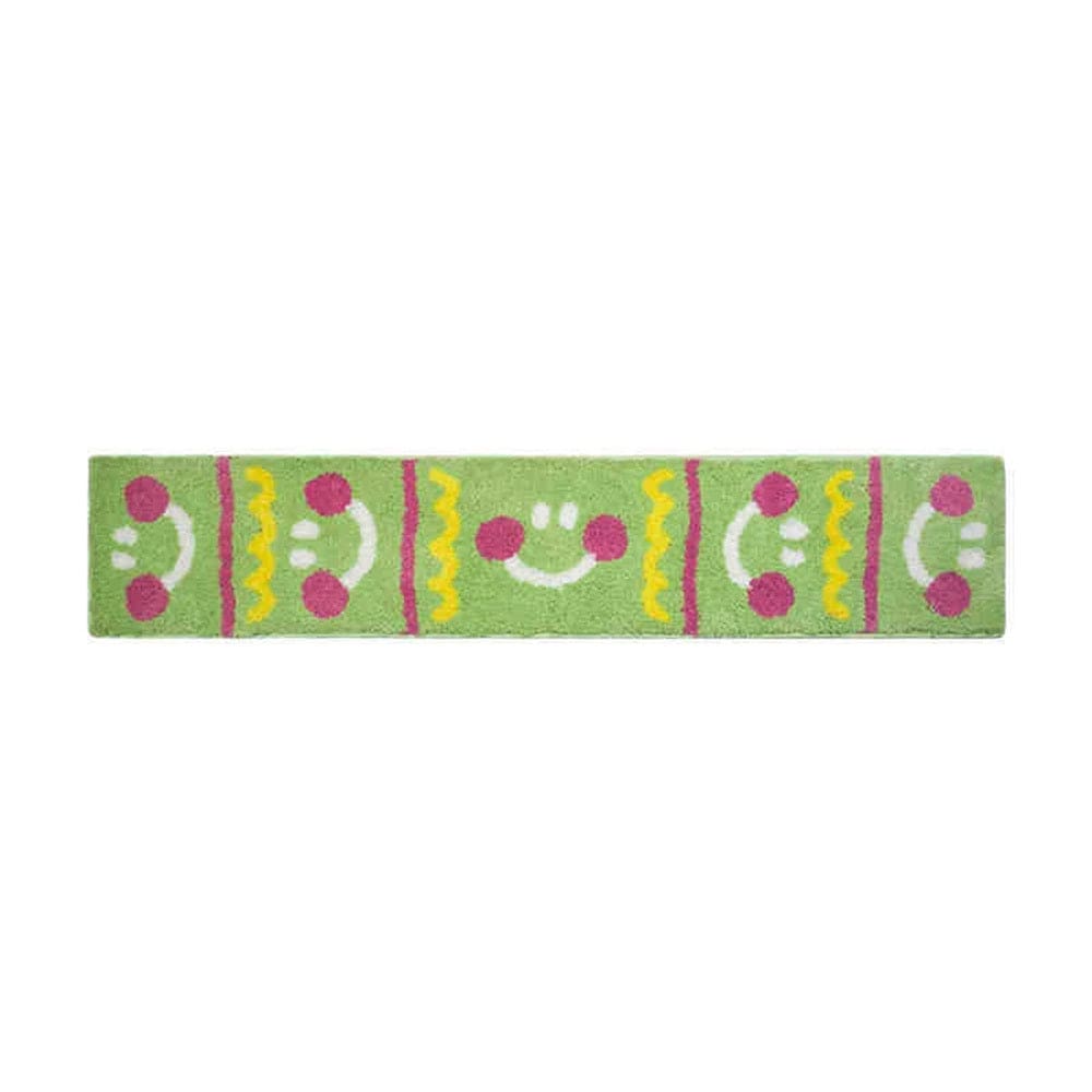 Colorful Cartoon Dopamine Flocking Tufted Combo Carpet Living Room Kids Room Bedroom Bedside Blanket Plush Floor Mats Foot Mats Free To Assemble And Patchwork Favorite Patterns 30x150cm