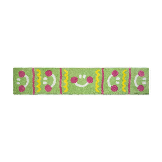 Colorful Cartoon Dopamine Flocking Tufted Combo Carpet Living Room Kids Room Bedroom Bedside Blanket Plush Floor Mats Foot Mats Free To Assemble And Patchwork Favorite Patterns 30x150cm