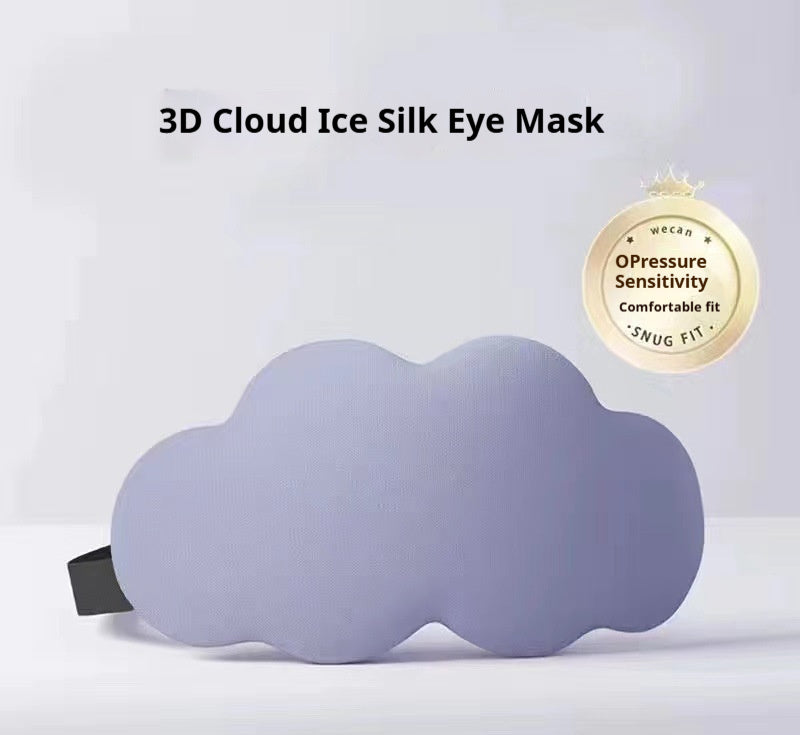 Three-dimensional Cloud Ice Silk Eye Mask Shading Sleeping