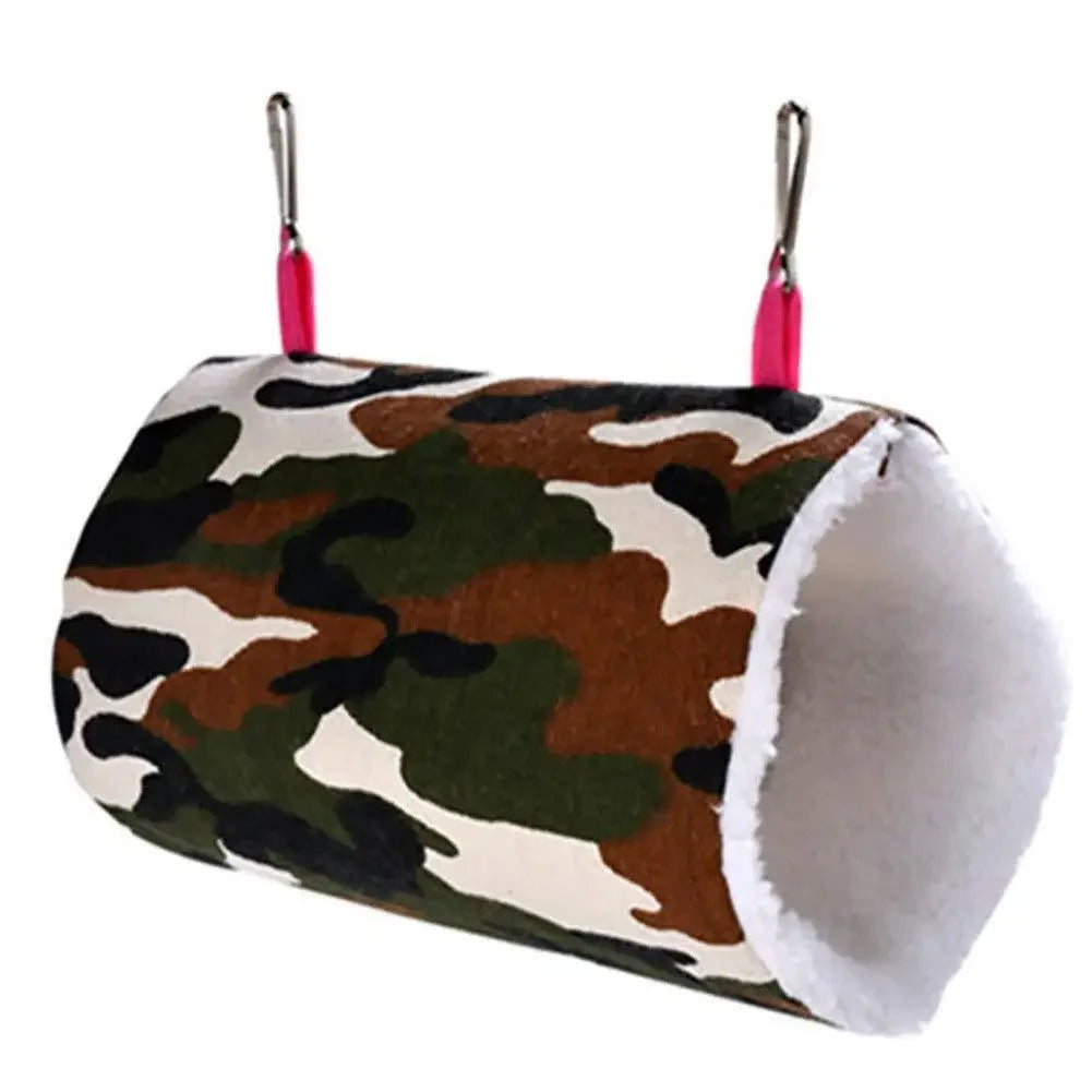 Luxury Fleece Hamster House | Cozy Printed Hammock for Small Pets | Ideal Guinea Pig & Rat Accessories
