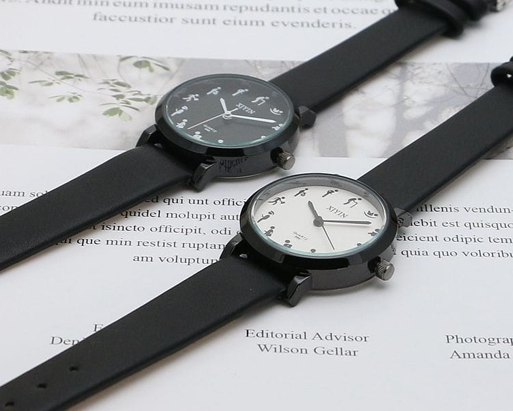Mori Personality Scale Quartz Watch Fashion Small Kit Men And Women
