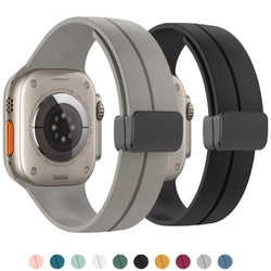 النطاق المغناطيسي السيليكون لمشاهدة Apple Watch