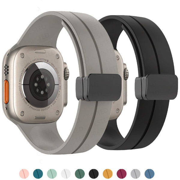 النطاق المغناطيسي السيليكون لمشاهدة Apple Watch