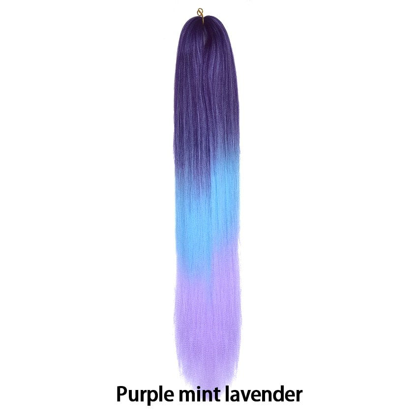 Kani Karen Silk Chemical Fiber Braid Braid Extensed Hair Clock Big Braid