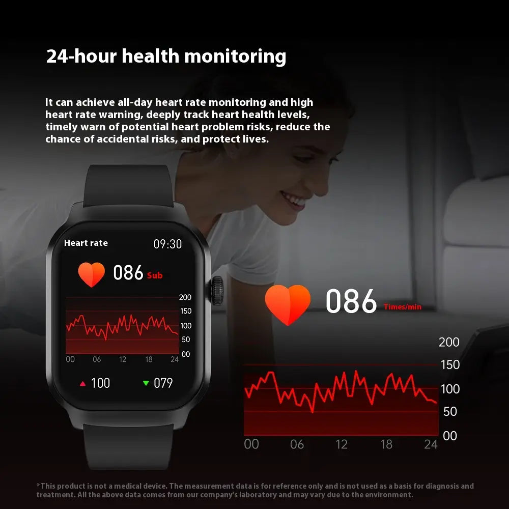 G43 Blood Oxygen Body Temperature Heart Rate Sleep NFC Multi-function Smart Watch