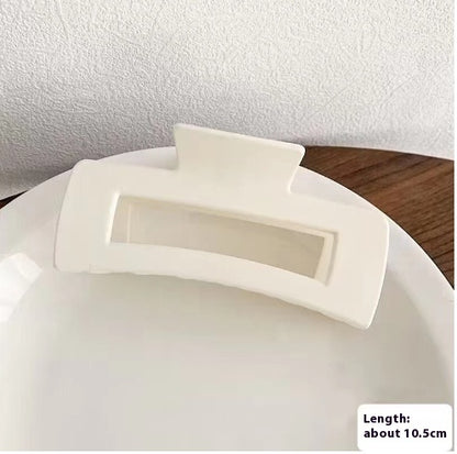 Women's Simple And Versatile Solid Color Grip Clip