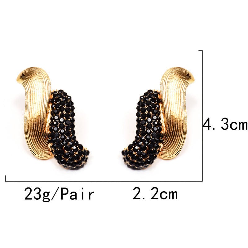 European And American Style Trendy Earrings Diamond