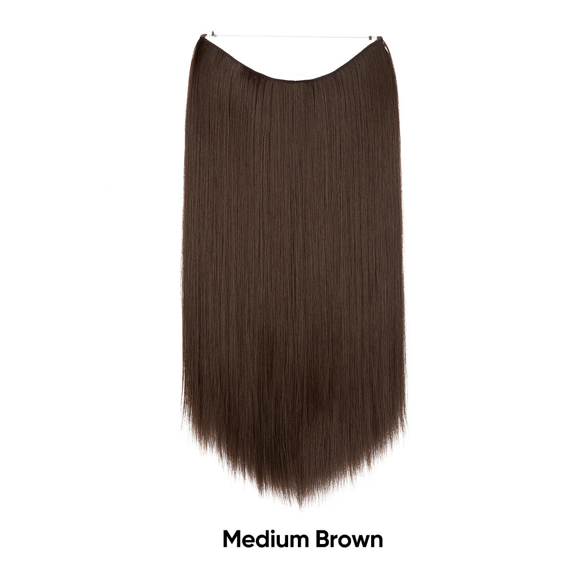 Women's One-piece Adjustable Invisible Straight Multi-color Gradient Hair Extension Fishline