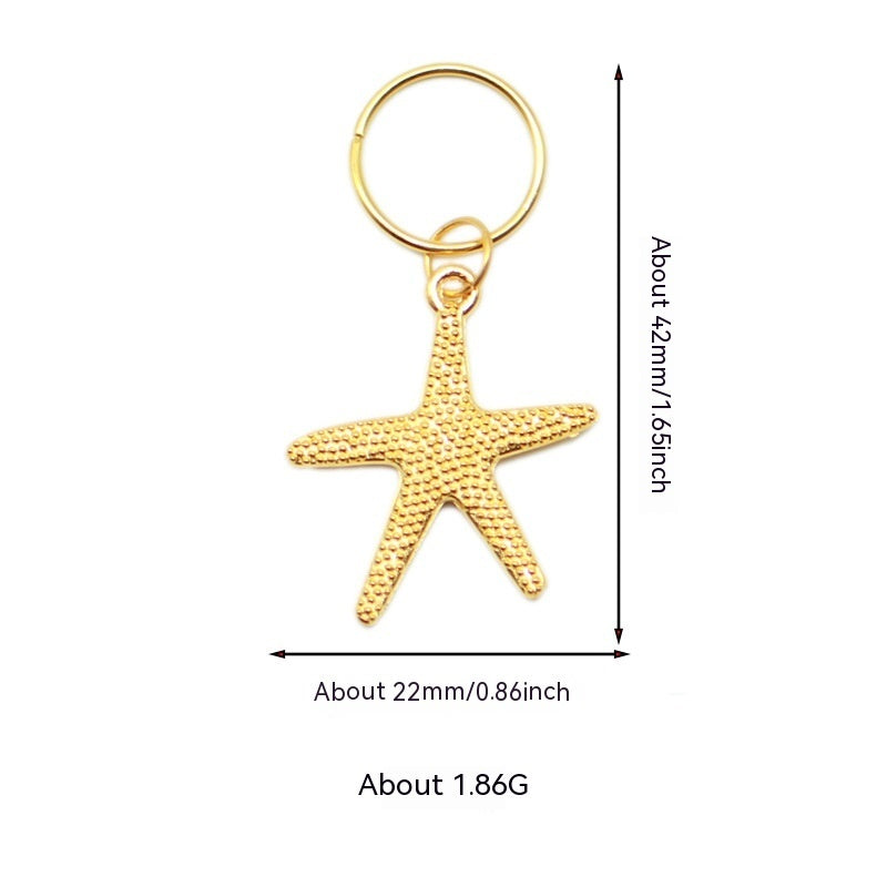 Hair Ring XINGX Lightning Shell Small Pendant Hairware