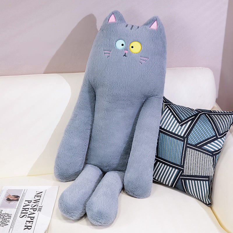 Long Strip Cat Pillow Sleeping Leg-supporting Large Size Doll Plush Toy Sleeping Companion
