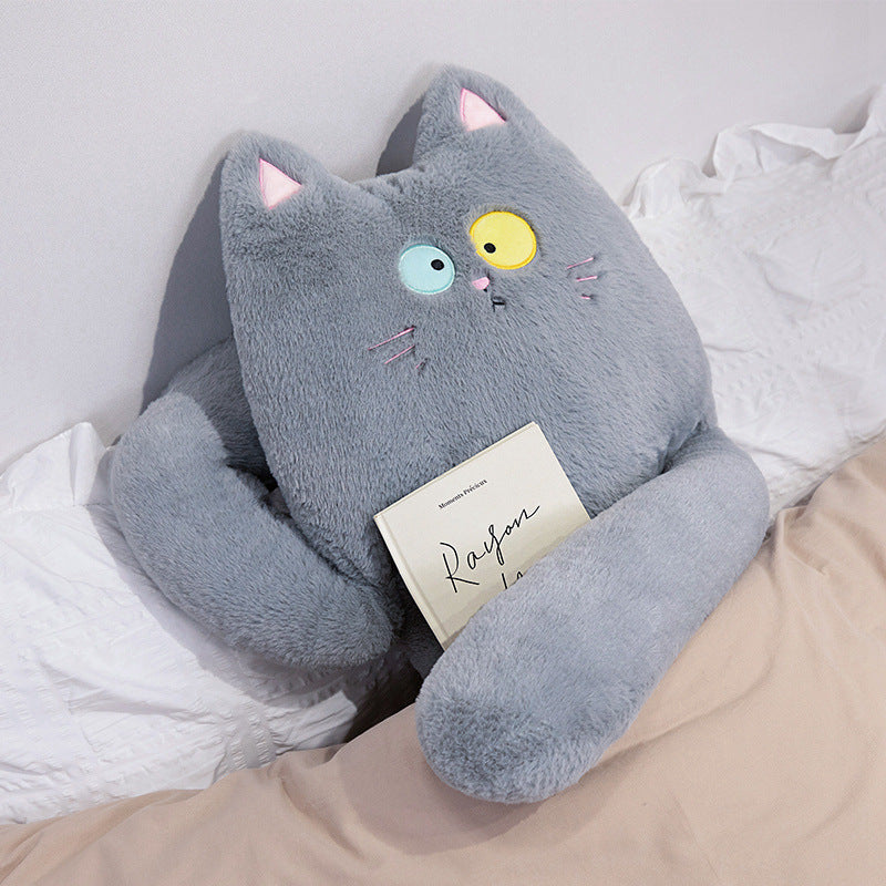 Long Strip Cat Pillow Sleeping Leg-supporting Large Size Doll Plush Toy Sleeping Companion