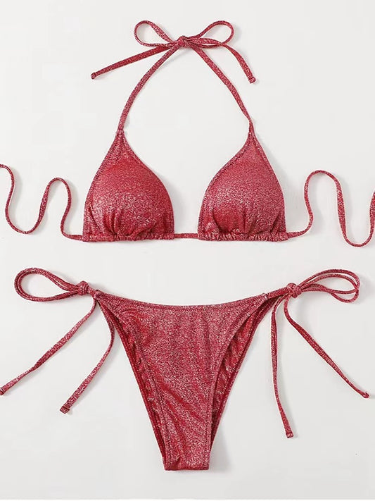 Fashion Bikini Split Bandage Swimsuit
