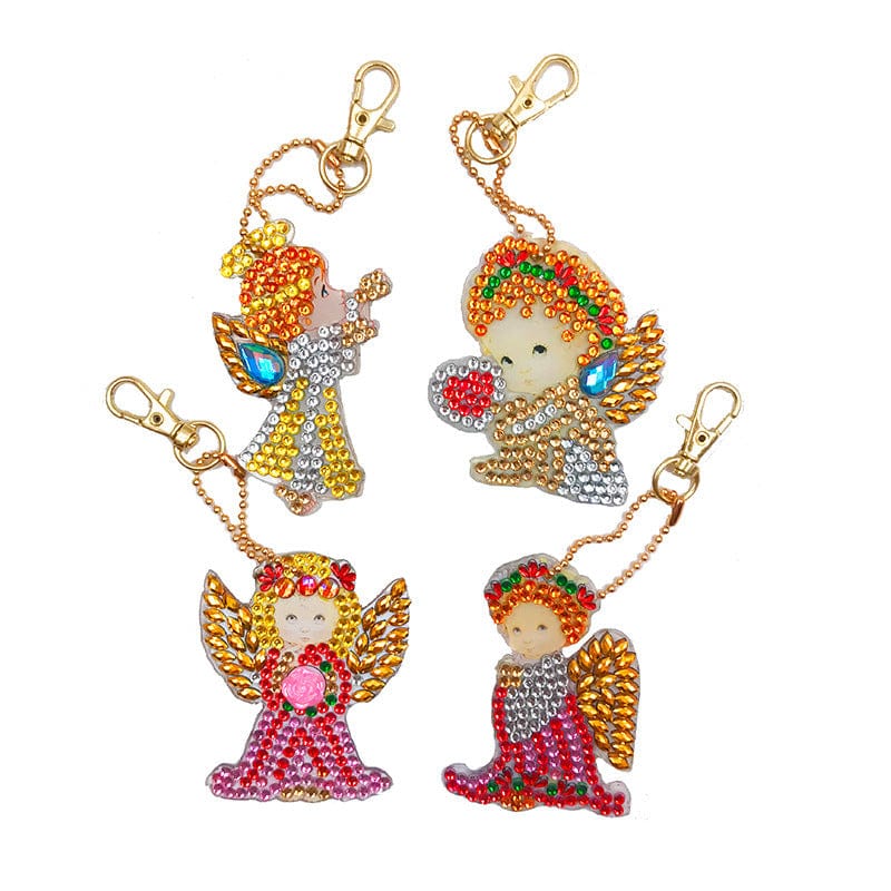 Cartoon Owl Keychain Creative Decorative Pendant